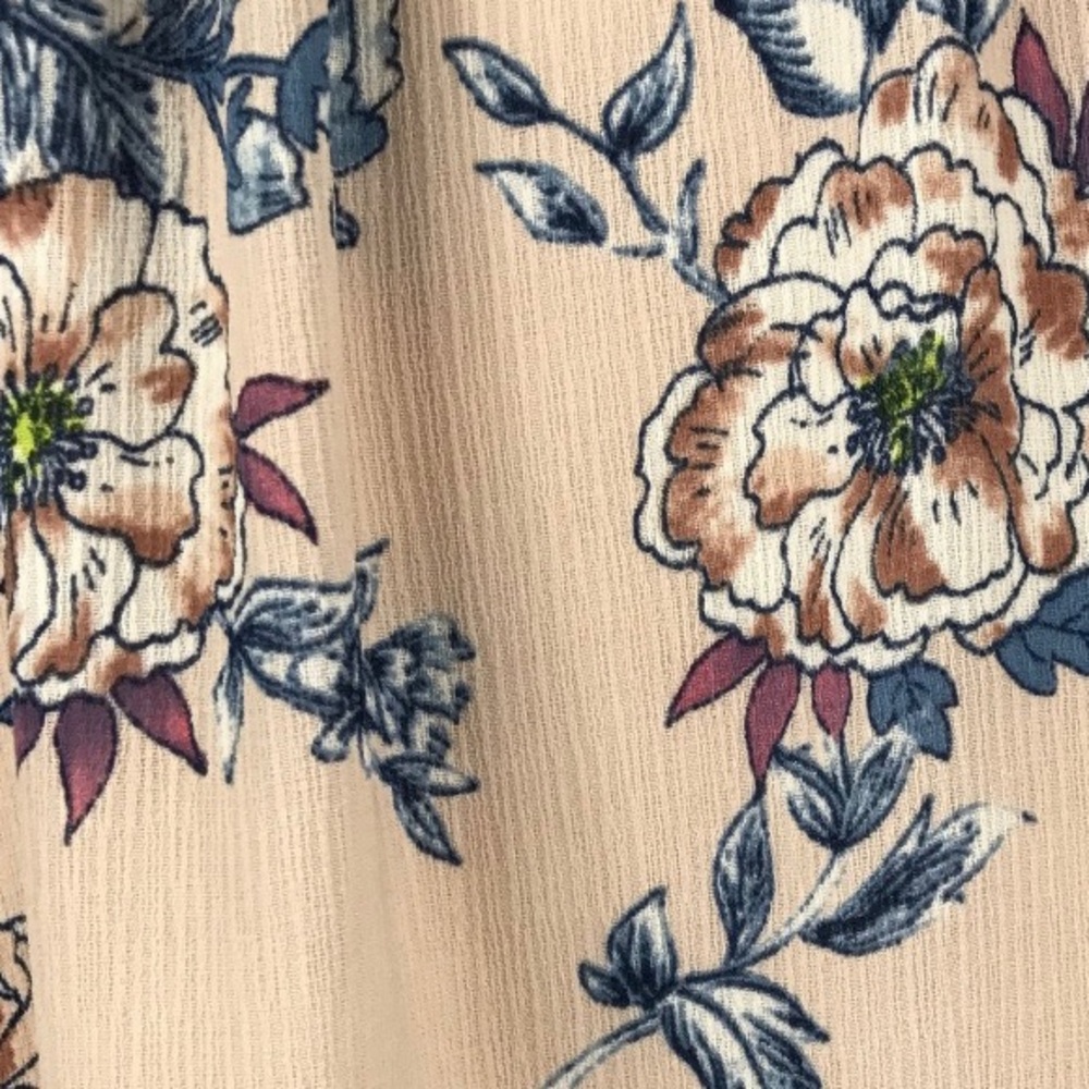 Lush Floral Blush Spaghetti Strap Dress - Picture 7 of 7
